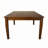 Modern 59 Inch Rectangular Dining Table, Solid Rubberwood