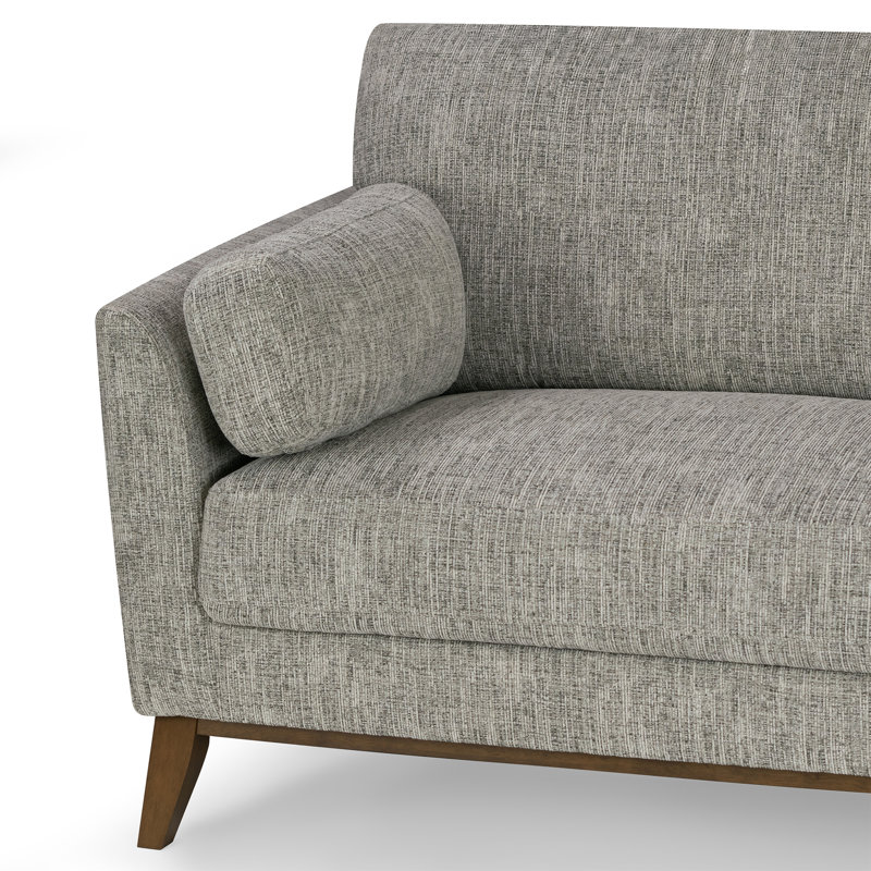 Canapé en tissu de chenille tweed Keeley