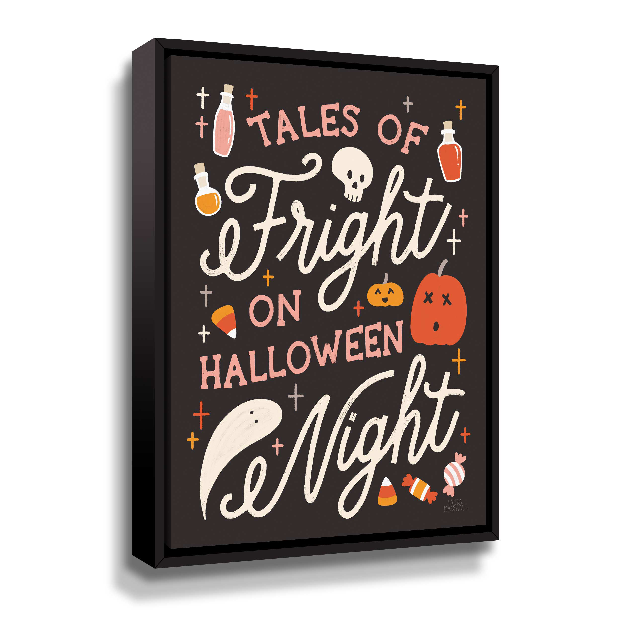 The Holiday Aisle® Trick Or Treat VII Gallery Wrapped Canvas - Wayfair ...