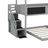 Twin Over Full House Bunk Bed With Blackboard And Storage Staircase-119285465