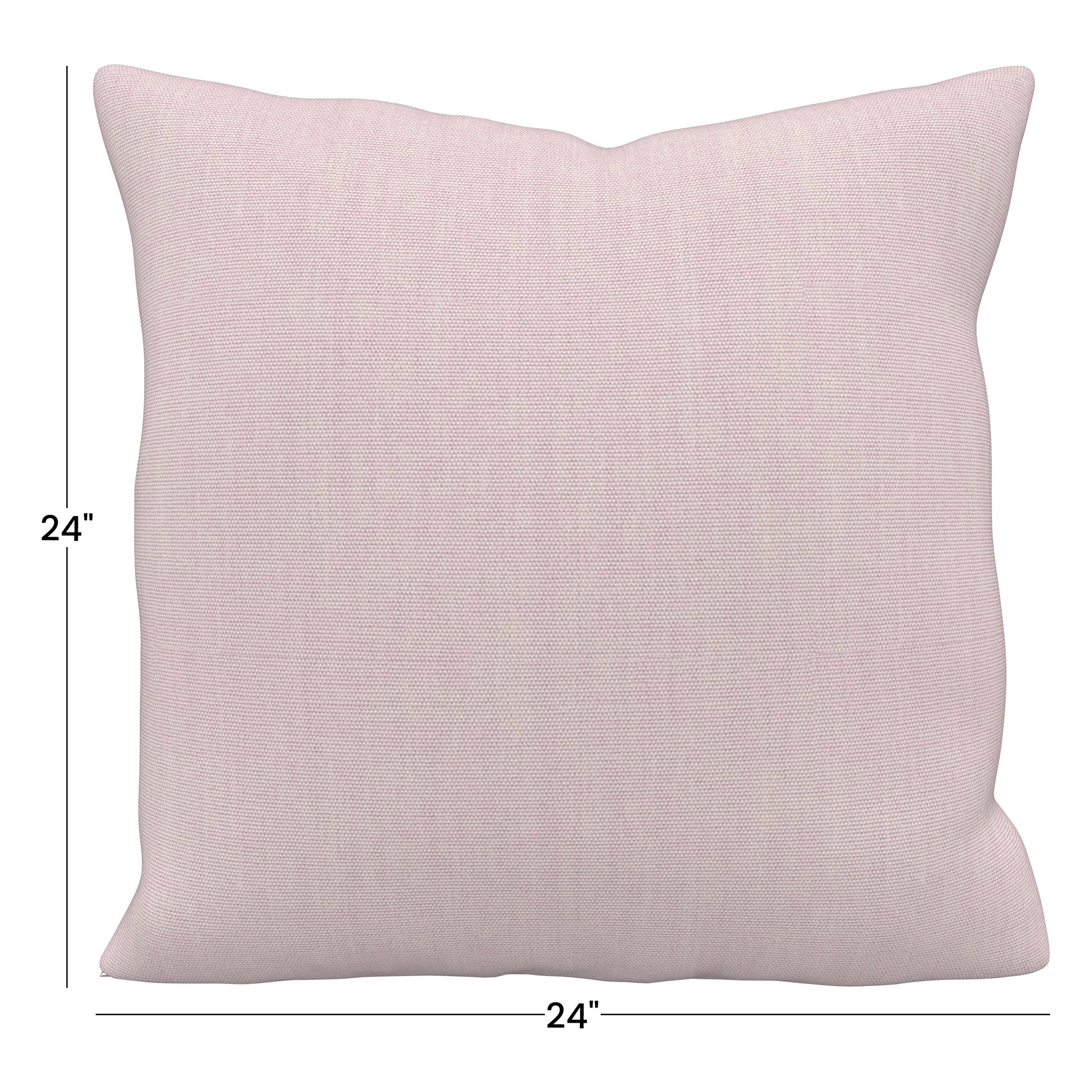 Gabi Indoor/Outdoor Throw Pillow, Pink, Square 24"