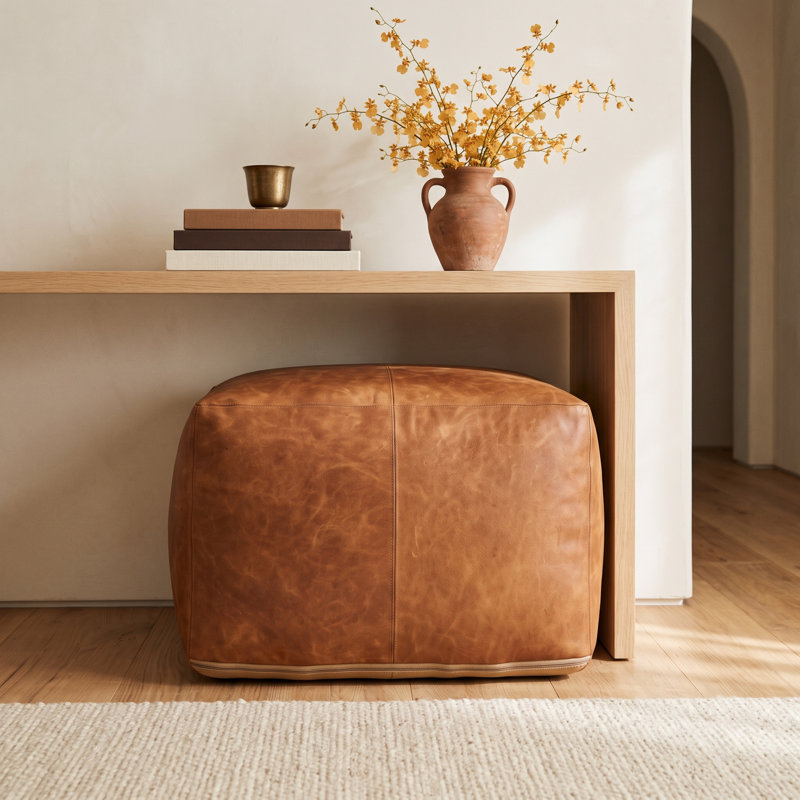 Imes 22" Upholstered Pouf