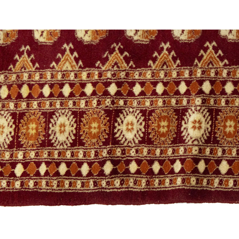 Tapis rouge fait à la main 4X6