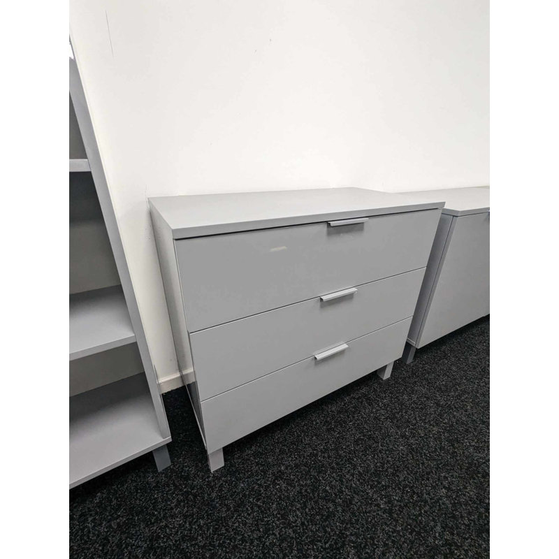 Adelino 80cm W 3 - Drawer Chest of Drawers