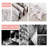 Lunaria 100% Long-Staple Cotton Duvet Cover Set Light Pink Elegant Floral Pattern Printed Comforter Cover 3pcs, Ultra Soft & Breathable Bedding Set-996422087