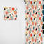 Motif marocain à pois d'influence marocaine - Rideau abstrait - Rideau obscurcissant - 1 panneau-107595129