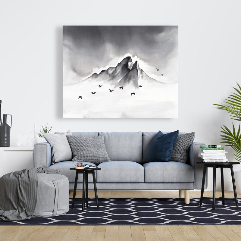 Toile de paysage de montagne pour chambre à coucher