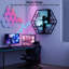 Demiterus 87cm H x 100cm W Iron Floating Bookcase, Wall Mounted Storage Rack, Display Cabinet