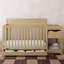 Lit de bébé et table à langer convertible 5-en-1 Shiloh-105538778