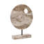 Cidalia Sculpture Marble, Natural with Brown Tones, Small