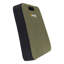 Coussin en mousse de couleur vert olive L 14 po x l 13 po x H 2 po