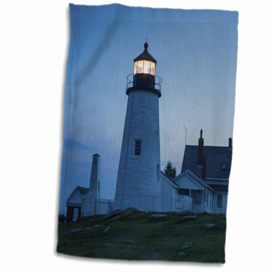 Coastal Charm Lighthouse Hand Towel - 15x22