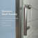 34-35.5 in.W x 72 in.H Pivot Frameless Glass Shower Door