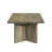 Rectangular Solid Wood Coffee Table, Mango Brown