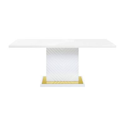 High Gloss Finish Dining Table