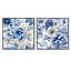 Fidelia - Ensemble de 2 collages floraux carrés-101865503-101865508