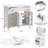 36" Bathroom Vanity With Ceramic Sink