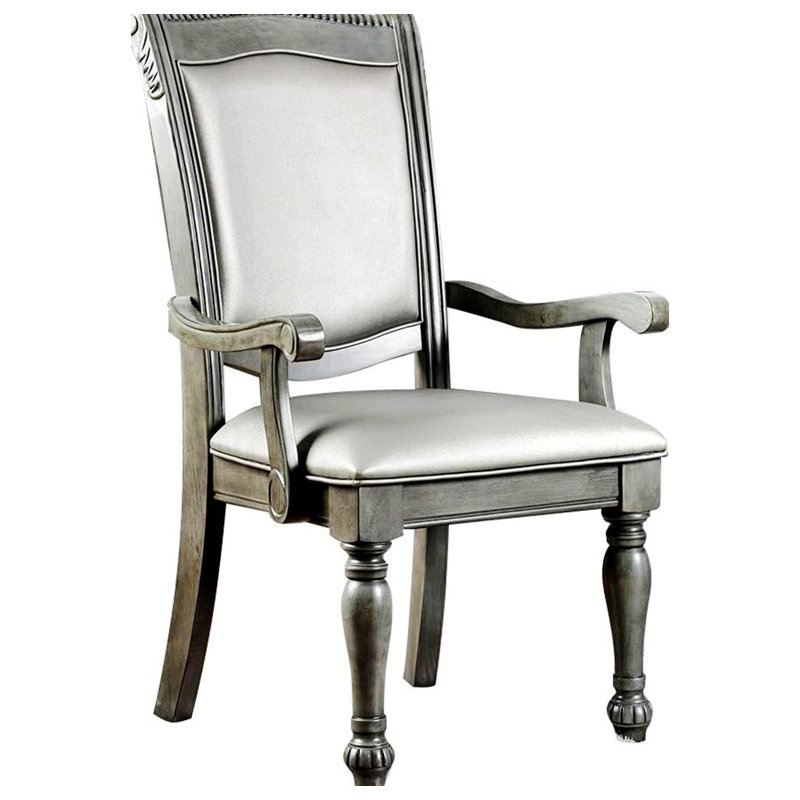 Chaise Alissah, Beige, Gris