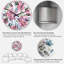 Bouquet de tulipes et de Forget-Me-Nots - Horloge murale à motifs-848906906