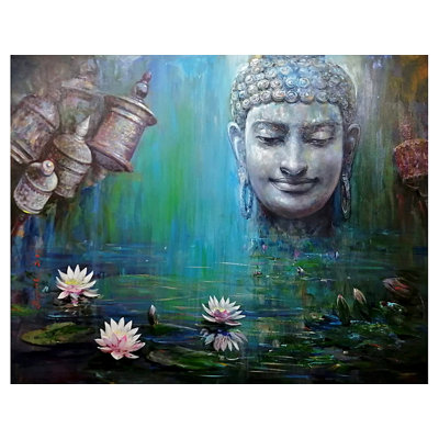 La paix existante | Acrylique sur toile | Peinture murale décorative
