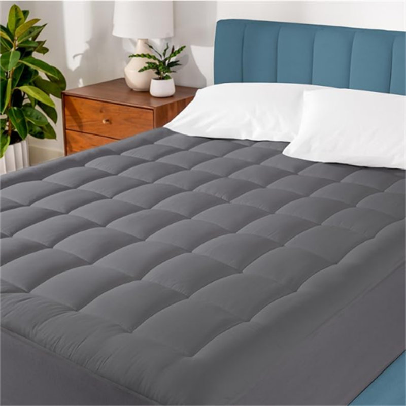Housse de protection antidérapante pour matelas, Grand lit