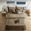 Ensembles de literie moelleux en polyester de style reine rustique pour une maison confortable