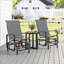 Ensemble de chaises hautes et chaises longues coulissantes pour l'extérieur-520149260