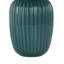Cole et feuillage naturel en tissu gris avec feuilles vertes et vase rond en céramique