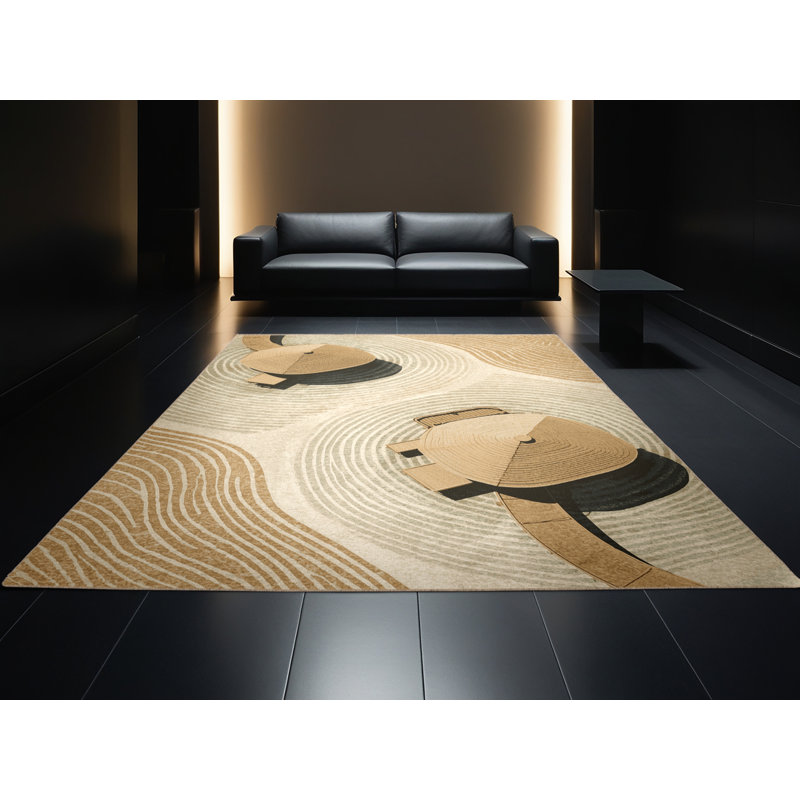 Tapis arc-en-ciel chic et luxueux lavable à la machine Orkan Tahiti, 5 x 8
