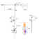 3-Function Digital Display Thermostatic Shower System With Waterfall & Rainfall Showerhead, Hand Shower