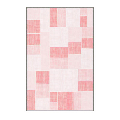 High-Quality 3D Printed Area Rug (2.6 x 4. ft), 1% Polyester, .3 in Pile Height | Antibacterial, Non-Slip PVC Felt Dot Underside | Machine Washable, Elegant Design for Living Room, Bedroom & Office