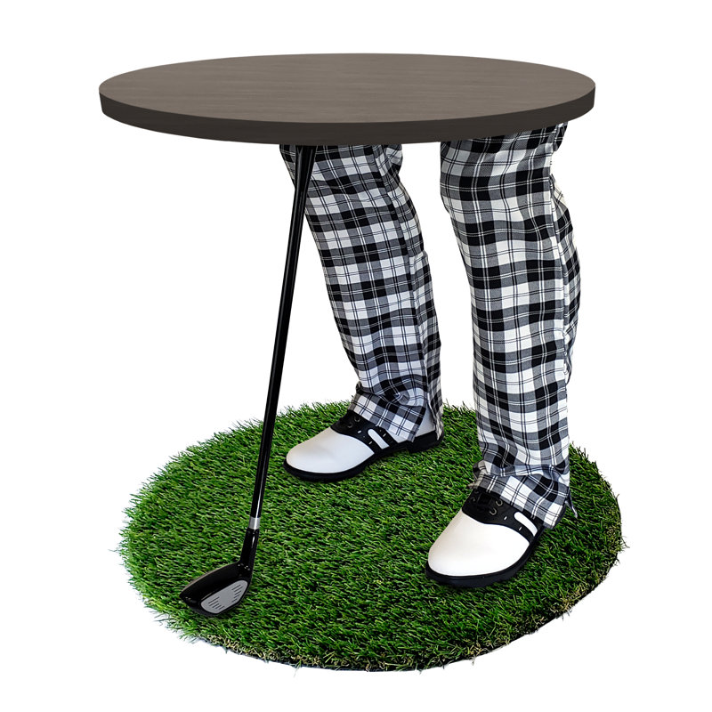 Table de bout abstraite, Argent