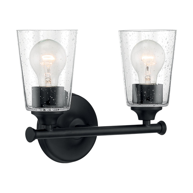 Weccacoe 2 - Light Dimmable Vanity Light, Matte Black