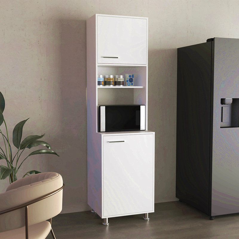 Pantry, Kitchen Cabinet, White