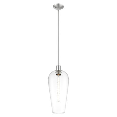 Downtown Urban - Chelsea - Mini-luminaire suspendu avec tige 8 lumières 1 lumière - Abat-jour