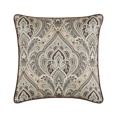 Maren 18" Square Decorative Throw Pillow Chocolate