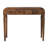Golden Teak Curved Dressing Table