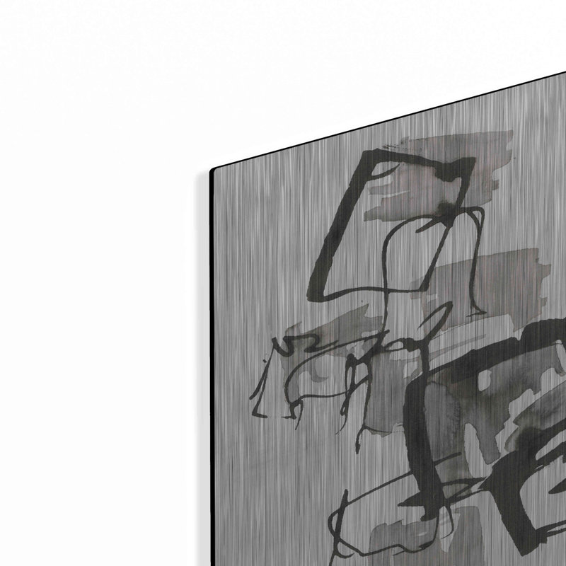 Brayden Studio «Boxed In II» par Chris Paschke, art mural en métal, H 12 po x l 12 po