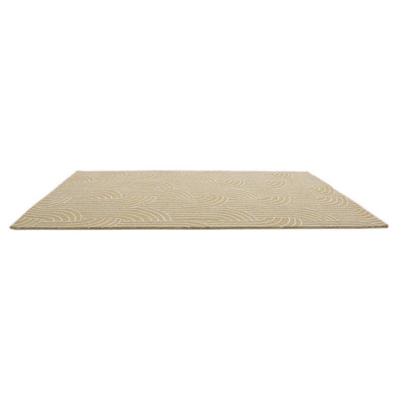 Deco Geometric Area Rug in Honey, Rectangle 12' x 15'