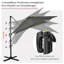 Antonije 245cm Cantilever Parasol-420018021