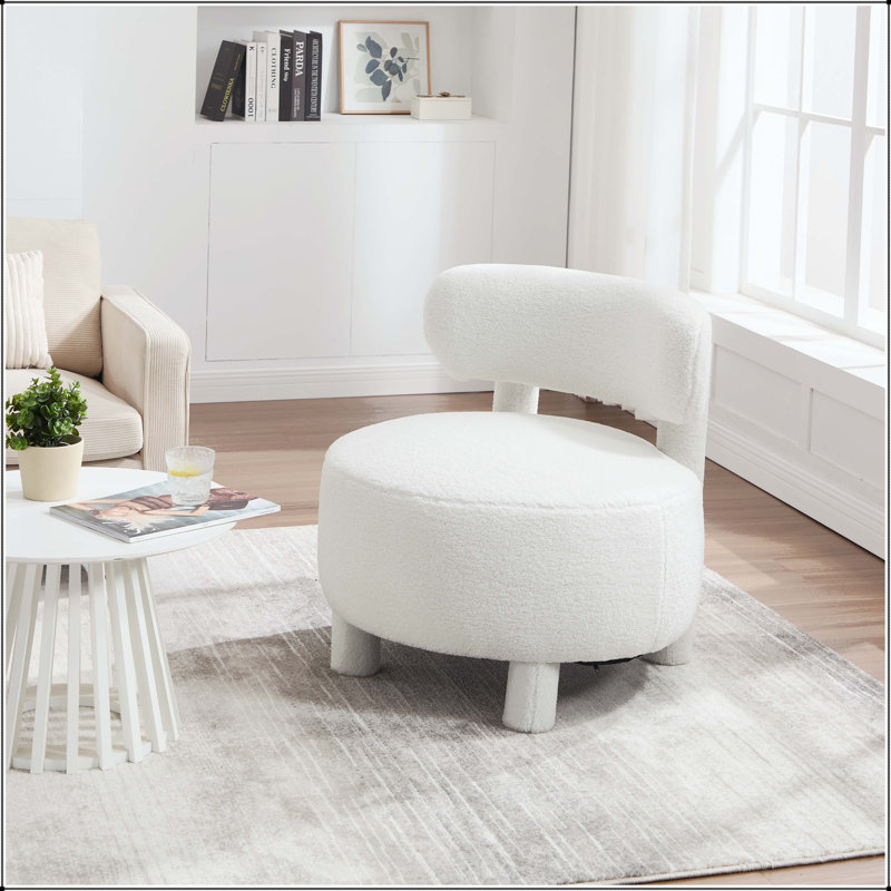 Fauteuil d'appoint Teddy, White
