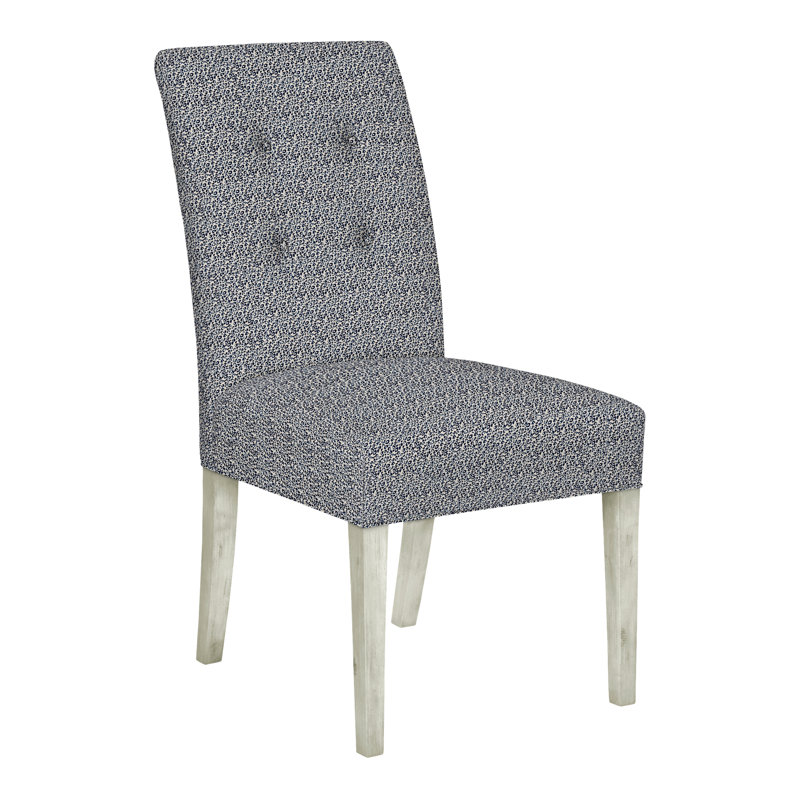 Butler Buttoned-Back Side Chair, Nomad Sand, Wrenn