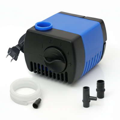 Pompe submersible Aqua Dream 66 GPH - Pompe à eau ultra silencieuse réglable de 2,5 W pour aquariums et fontaines, portance maximale de 1,9 pi, pompe de réservoir de poissons hydroponique intérieur / extérieur