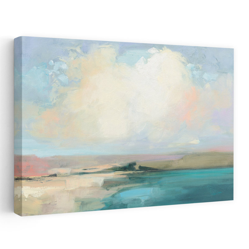 Coastal Sky Crop Coastal Blue Beach Beache, H 24 po x l 16 po