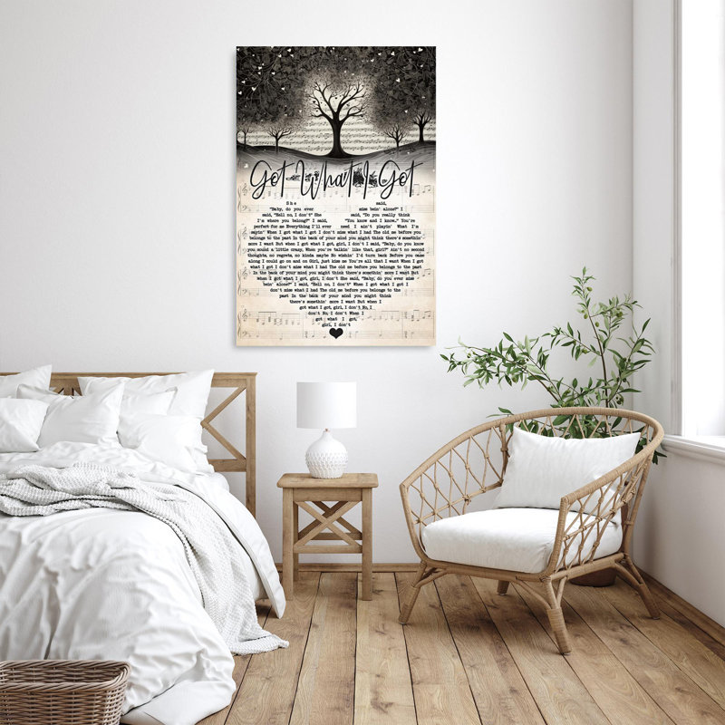«Got What I Got», impression sur toile, H 36 po x l 24 po x P 1,25 po