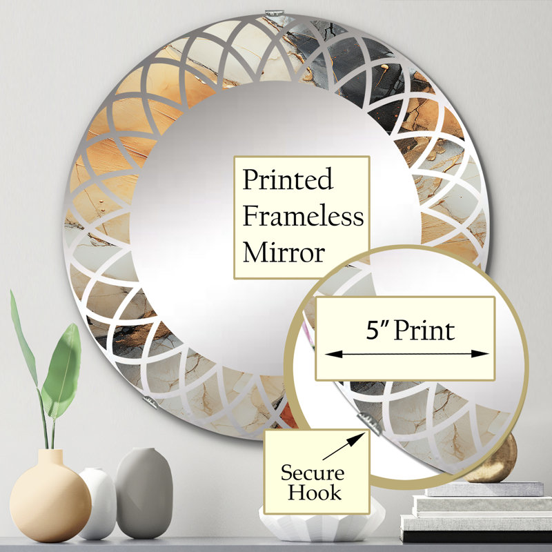 Miroir Marcellina, 24 po x 24 po