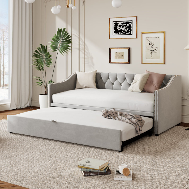 Lit de jour, gris