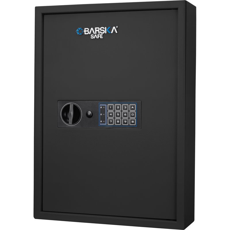100 KEYS KEYPAD WALL KEY SAFE BLACK