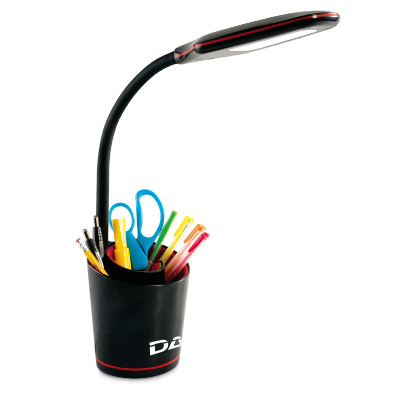 Lampe de bureau noire 16 po