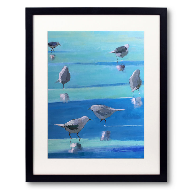 By The Waters Edge Print by Phyllis Adams, 21.25" H x 17.25" W